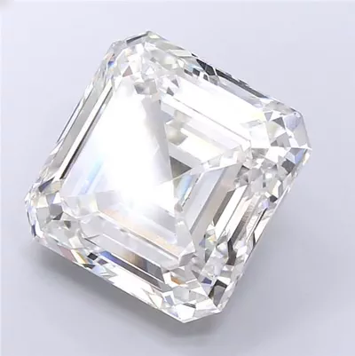 22.00ct G VS1 Rare Carat Ideal Cut Asscher Lab Grown Diamond
