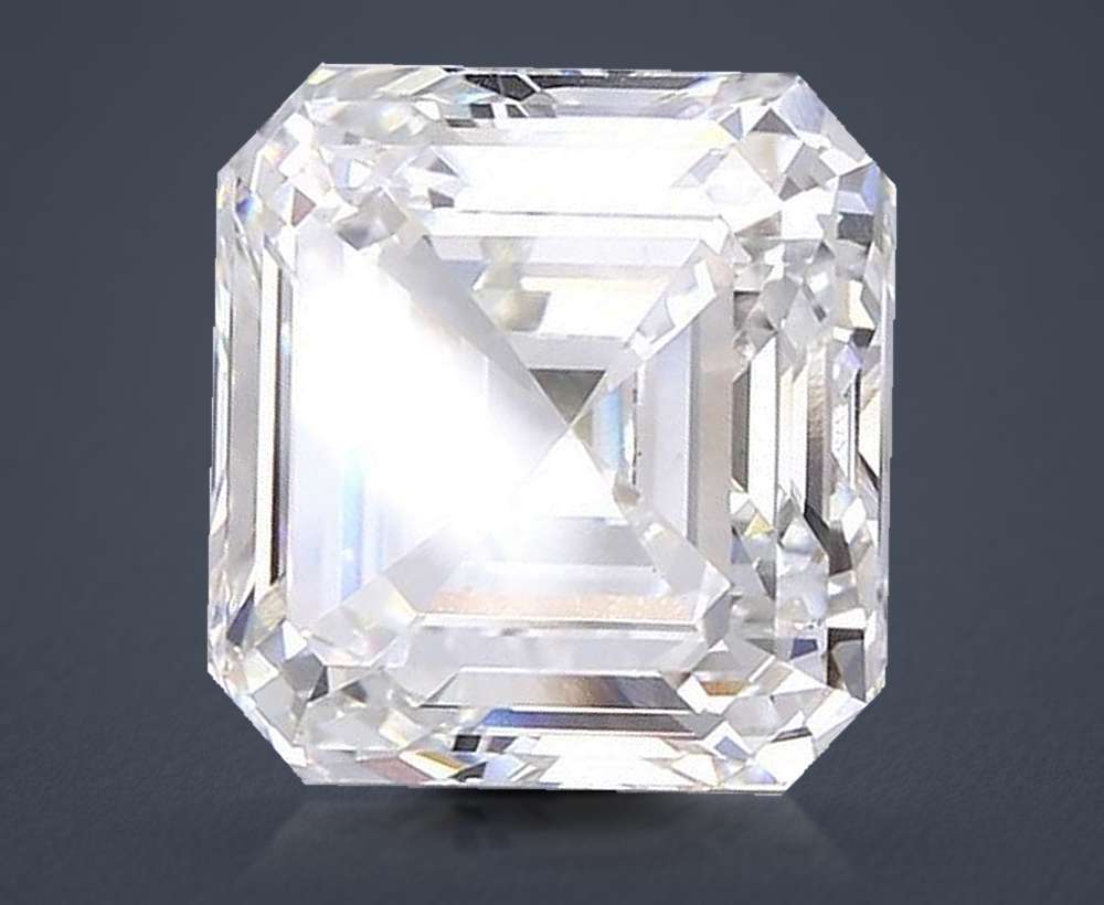 22.00ct G VS1 Rare Carat Ideal Cut Asscher Lab Grown Diamond