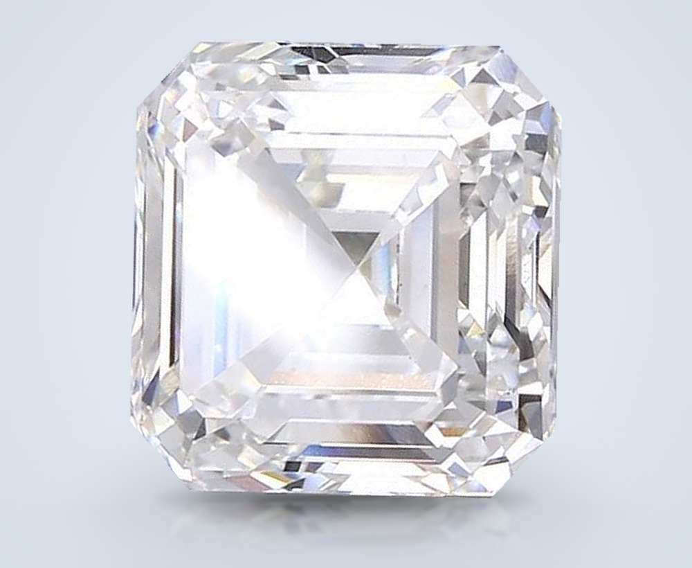 22.00ct G VS1 Rare Carat Ideal Cut Asscher Lab Grown Diamond