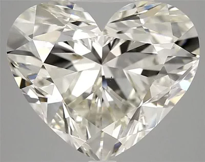 7.01ct I VS1 Rare Carat Ideal Cut Heart Diamond