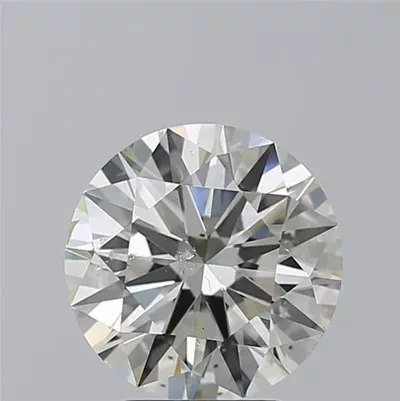 3.31ct K SI2 Rare Carat Ideal Cut Round Diamond