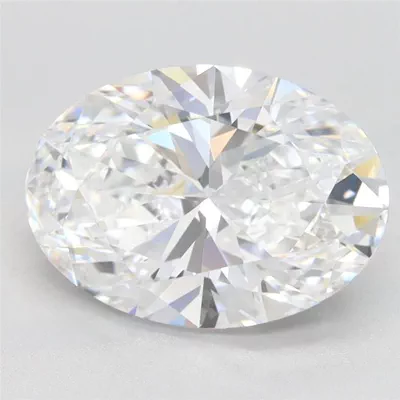 3.03ct D VVS1 Rare Carat Ideal Cut Oval Lab Grown Diamond