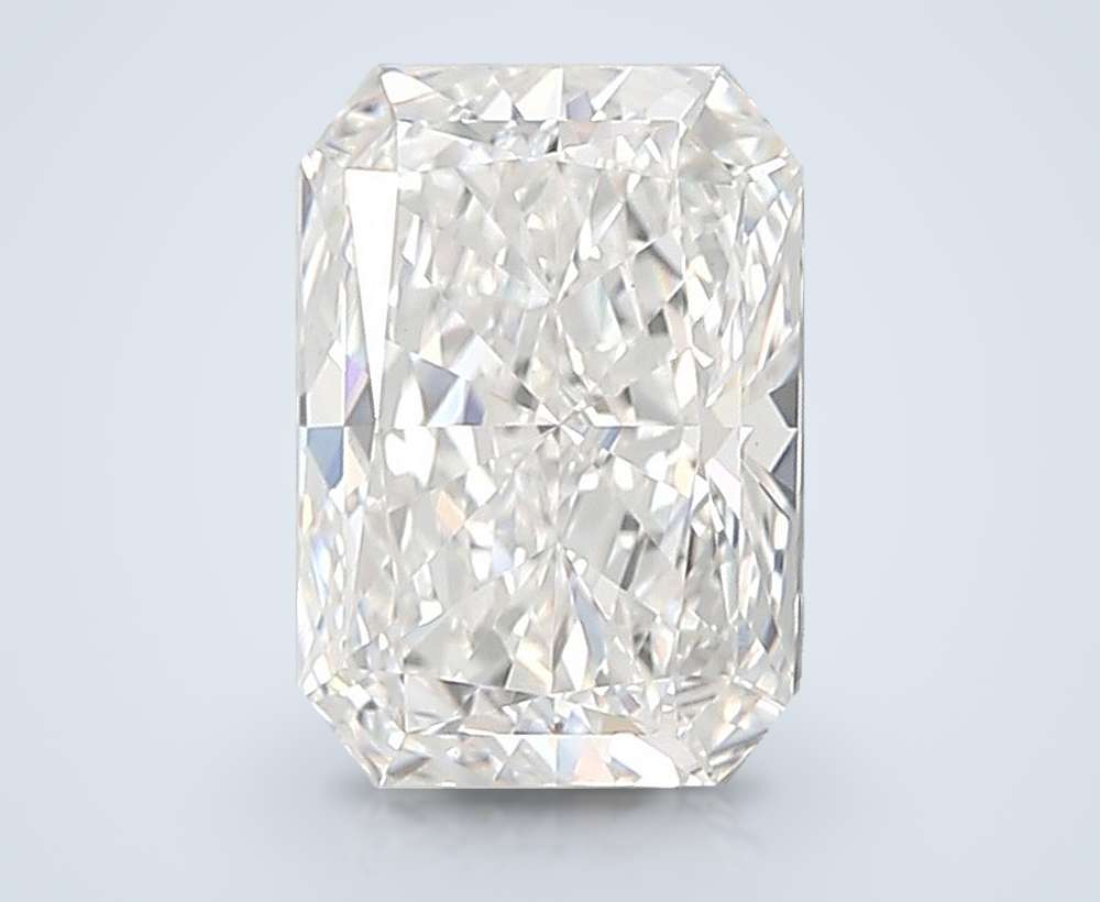 3.06ct E VVS2 Rare Carat Ideal Cut Radiant Lab Grown Diamond