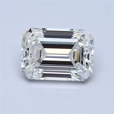 1.53ct G SI2 Rare Carat Ideal Cut Emerald Diamond