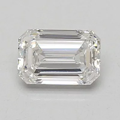 0.83ct E VVS2 Rare Carat Ideal Cut Emerald Lab Grown Diamond