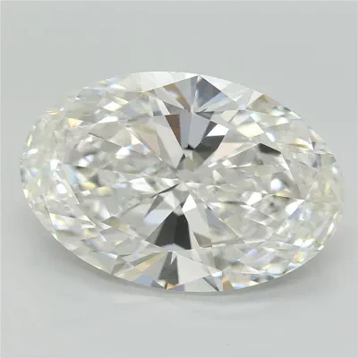 7.50ct E VVS2 Rare Carat Ideal Cut Oval Lab Grown Diamond