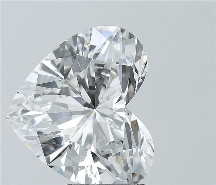 6.27ct F VVS2 Excellent Cut Heart Lab Grown Diamond