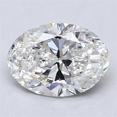 1.51ct E VS2 Rare Carat Ideal Cut Oval Lab Grown Diamond