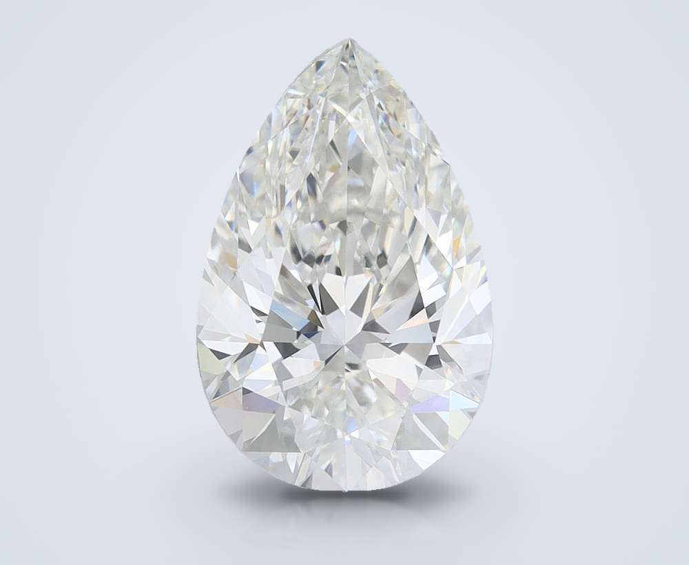 4.01ct F VVS2 Rare Carat Ideal Cut Pear Lab Grown Diamond