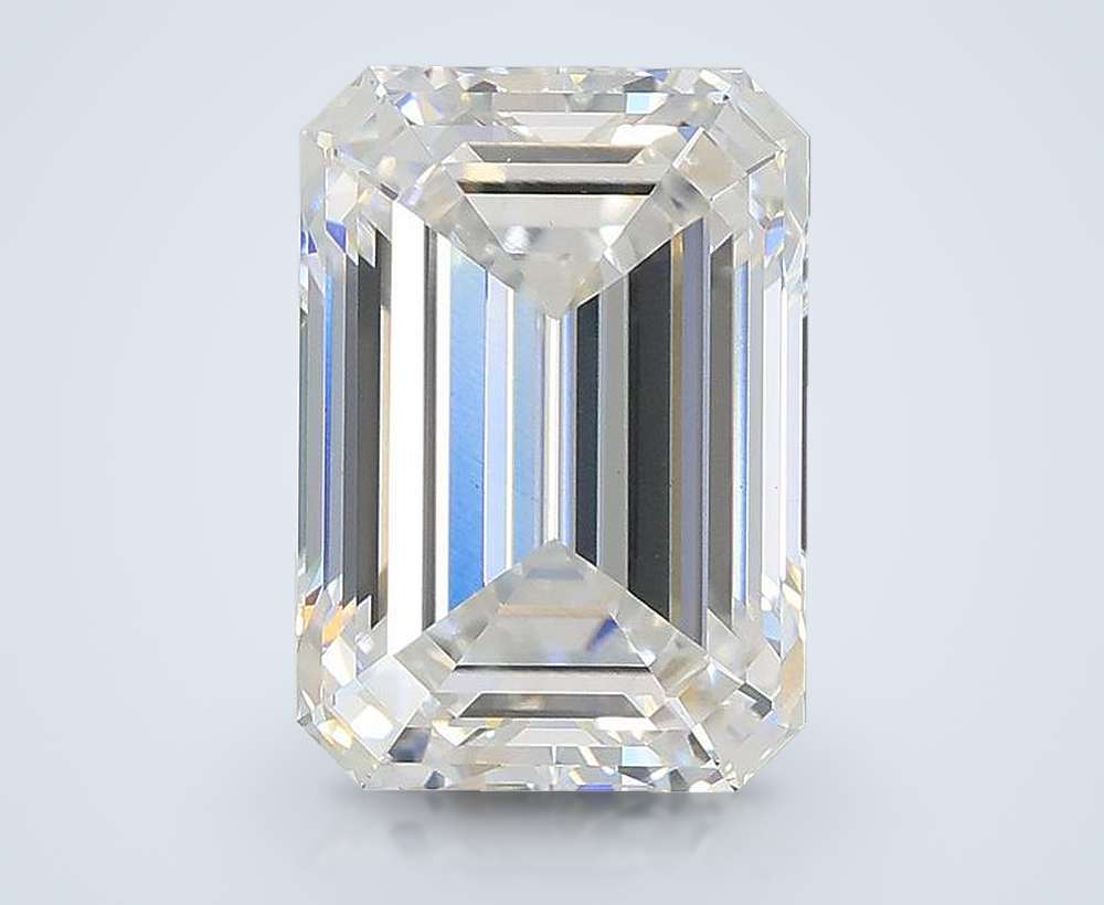 3.08ct D VS2 Rare Carat Ideal Cut Emerald Lab Grown Diamond