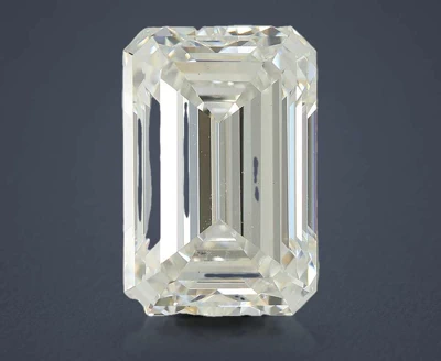 5.64ct F VS1 Rare Carat Ideal Cut Emerald Lab Grown Diamond