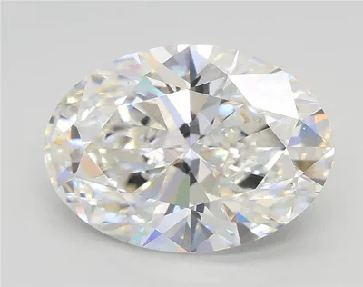 3.02ct F VS1 Rare Carat Ideal Cut Oval Lab Grown Diamond