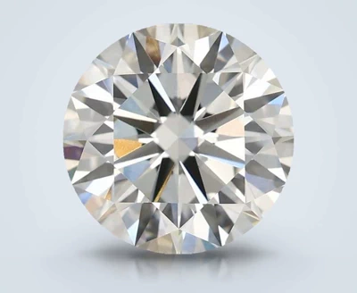3.07ct H VVS2 Ideal Cut Round Lab Grown Diamond