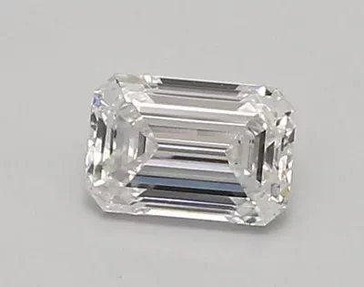 0.74ct D VVS2 Rare Carat Ideal Cut Emerald Lab Grown Diamond