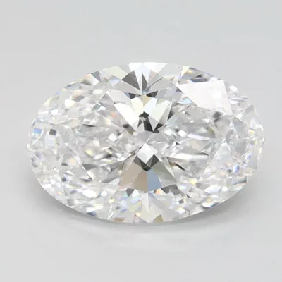 1.12ct D IF Rare Carat Ideal Cut Oval Lab Grown Diamond