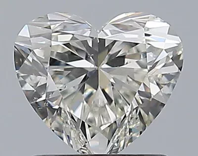0.97ct J SI2 Rare Carat Ideal Cut Heart Diamond