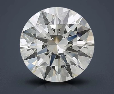 4.11ct K SI2 Excellent Cut Round Diamond