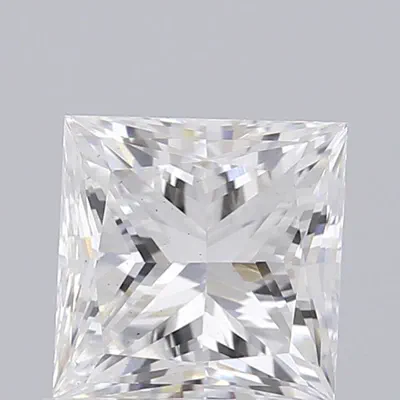 0.94ct E VS2 Rare Carat Ideal Cut Princess Lab Grown Diamond