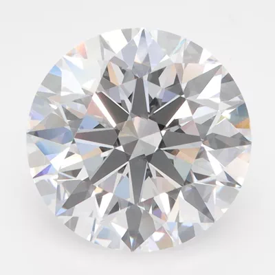 4.28ct D FL Rare Carat Ideal Cut Round Lab Grown Diamond