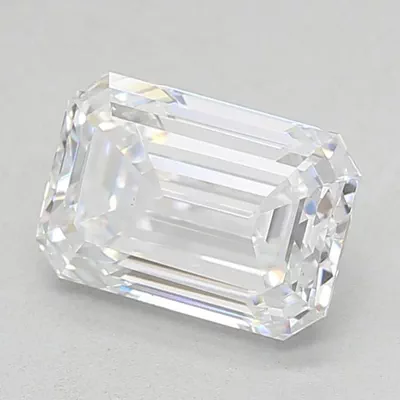 1.32ct D VS1 Very Good Cut Emerald Lab Grown Diamond