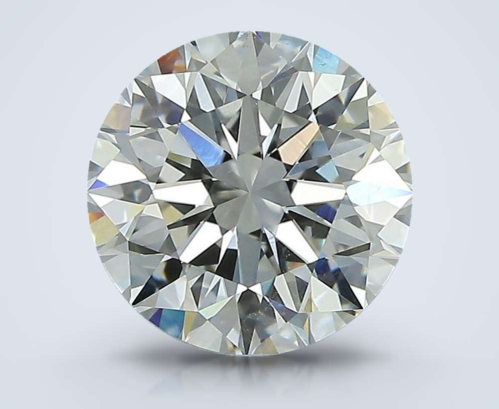 2.82ct I SI1 Rare Carat Ideal Cut Round Diamond