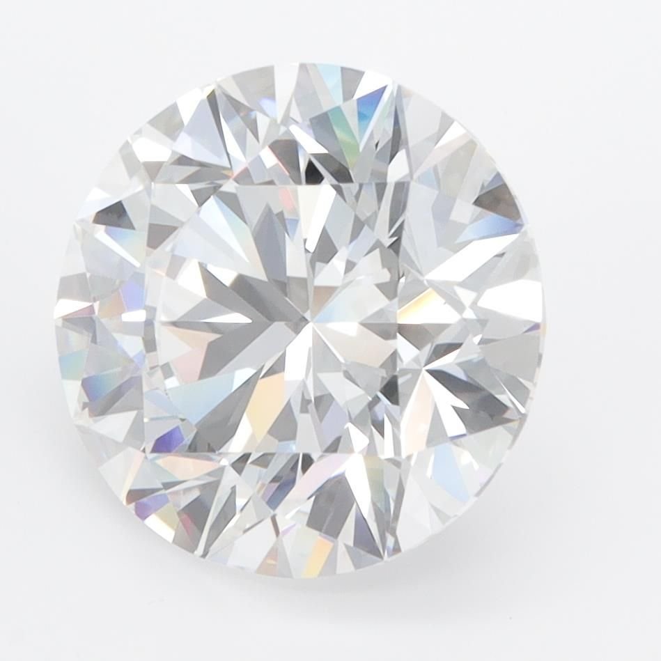 4.03ct D VVS2 Rare Carat Ideal Cut Round Lab Grown Diamond