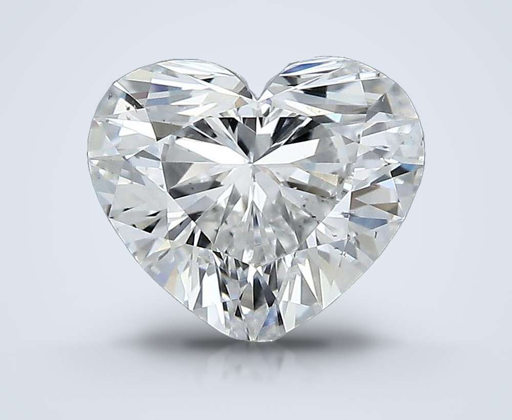 0.63ct E SI1 Rare Carat Ideal Cut Heart Diamond