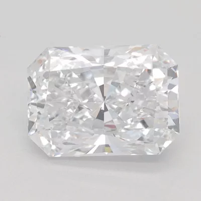 2.03ct D VVS1 Rare Carat Ideal Cut Radiant Lab Grown Diamond