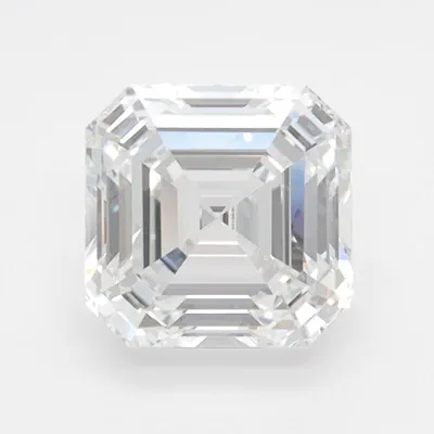 1.58ct D VVS1 Rare Carat Ideal Cut Asscher Lab Grown Diamond
