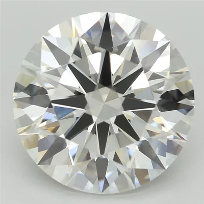 5.02ct F VVS2 Rare Carat Ideal Cut Round Lab Grown Diamond