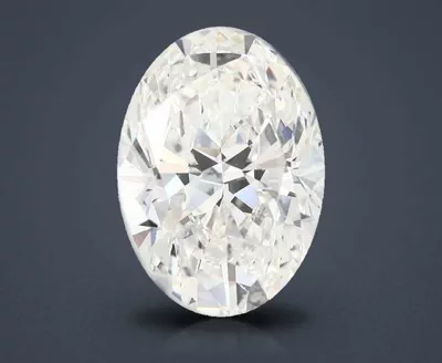 7.03ct H SI1 Rare Carat Ideal Cut Oval Diamond