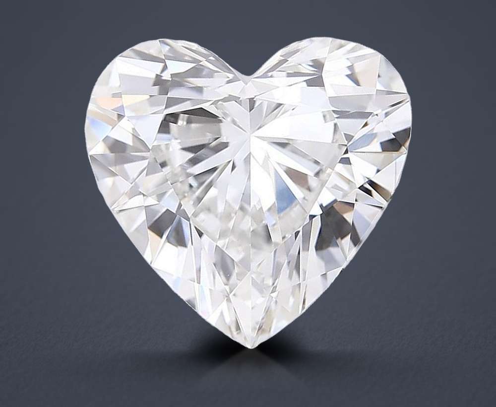 10.04ct F VS1 Rare Carat Ideal Cut Heart Lab Grown Diamond