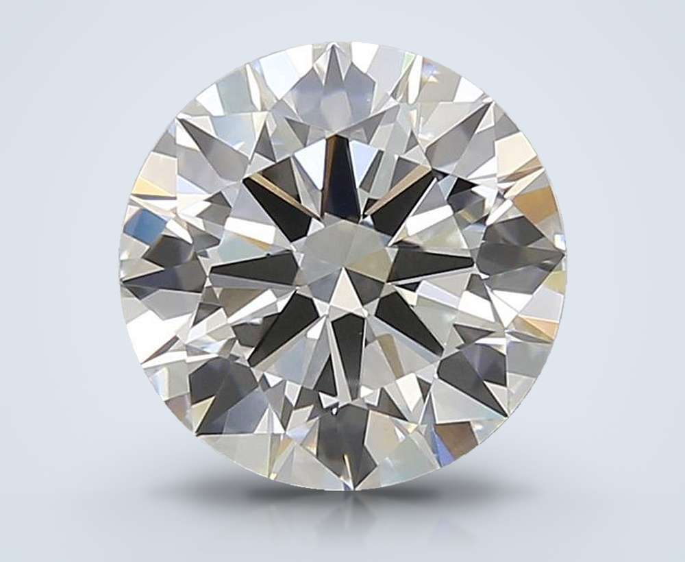 3.03ct E VVS2 Rare Carat Ideal Cut Round Lab Grown Diamond