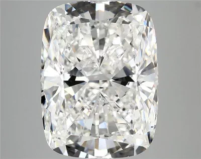 9.56ct F VVS2 Rare Carat Ideal Cut Cushion Lab Grown Diamond