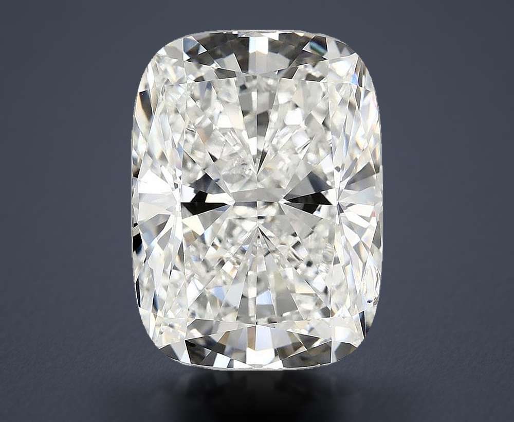 9.56ct F VVS2 Rare Carat Ideal Cut Cushion Lab Grown Diamond