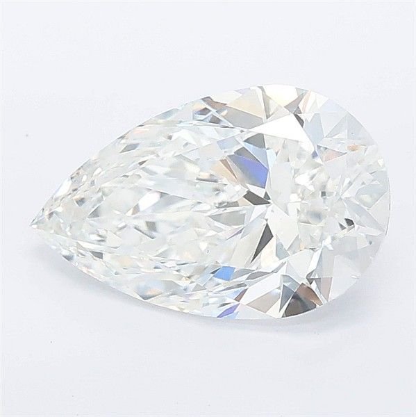 2.01ct E VS1 Rare Carat Ideal Cut Pear Lab Grown Diamond