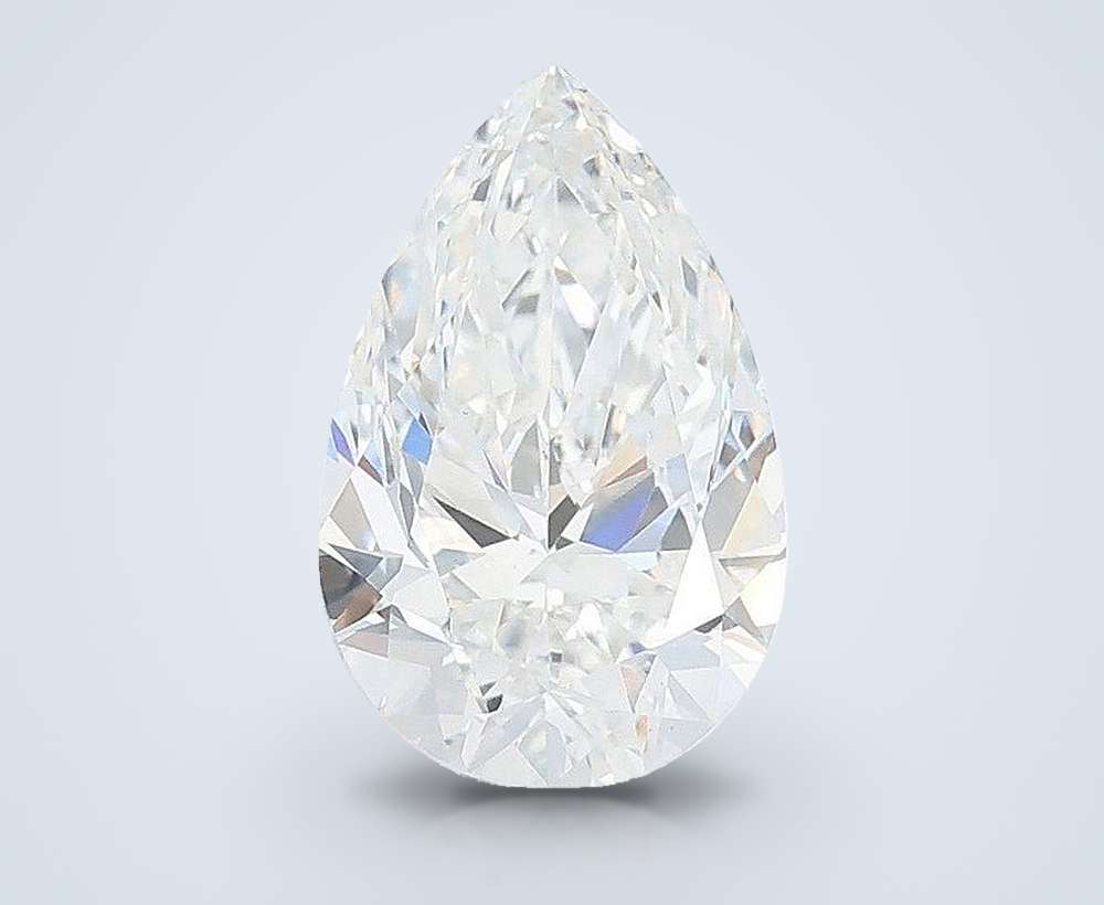 2.01ct E VS1 Rare Carat Ideal Cut Pear Lab Grown Diamond