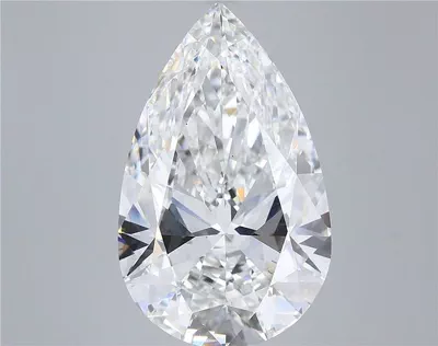 10.54ct F VS2 Rare Carat Ideal Cut Pear Lab Grown Diamond