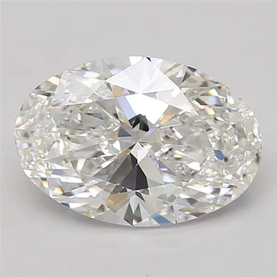 3.03ct E VS1 Rare Carat Ideal Cut Oval Lab Grown Diamond