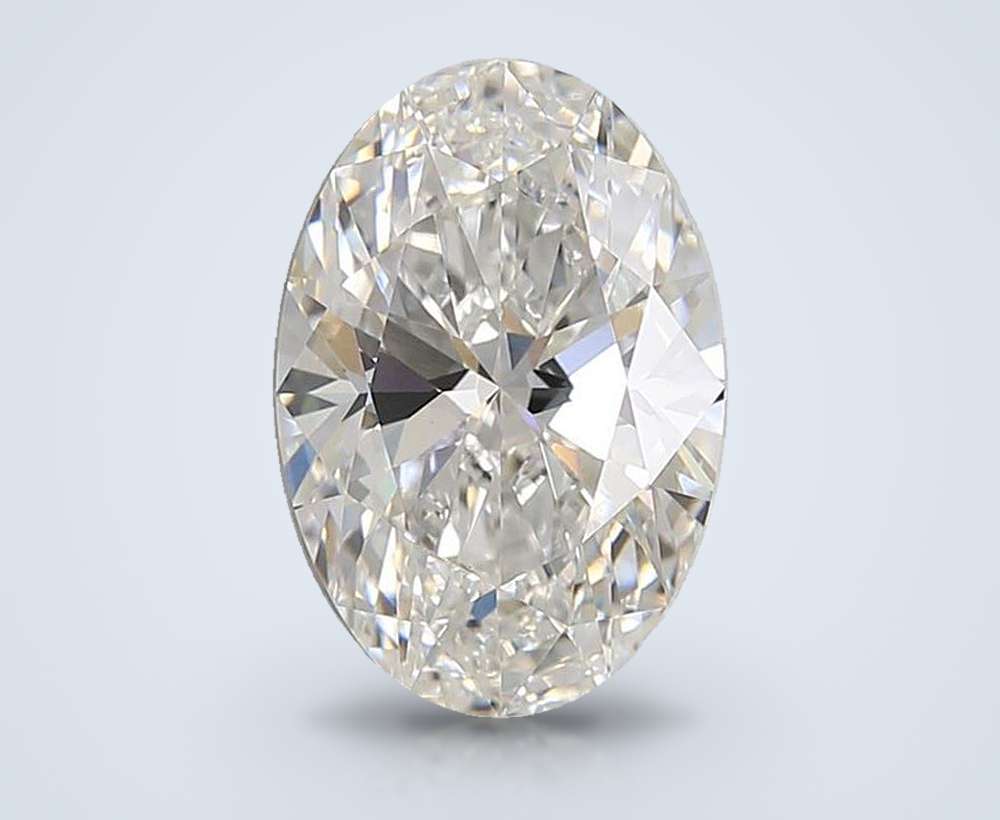 3.03ct E VS1 Rare Carat Ideal Cut Oval Lab Grown Diamond