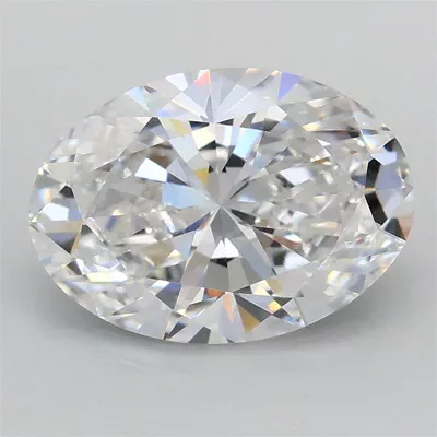 2.04ct D VVS2 Rare Carat Ideal Cut Oval Lab Grown Diamond