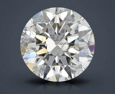 3.02ct J SI2 Rare Carat Ideal Cut Round Diamond
