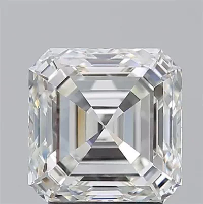 3.03ct I VS2 Rare Carat Ideal Cut Asscher Diamond