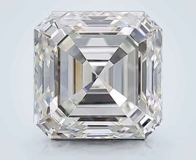 3.03ct I VS2 Rare Carat Ideal Cut Asscher Diamond
