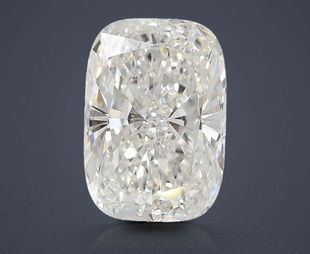6.65ct F VS1 Rare Carat Ideal Cut Cushion Lab Grown Diamond