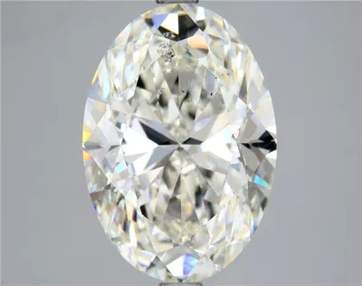 4.50ct I SI2 Rare Carat Ideal Cut Oval Diamond