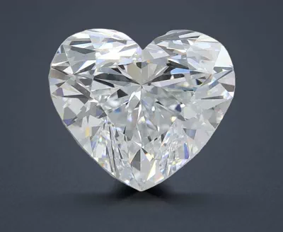 3.00ct D VVS1 Rare Carat Ideal Cut Heart Lab Grown Diamond