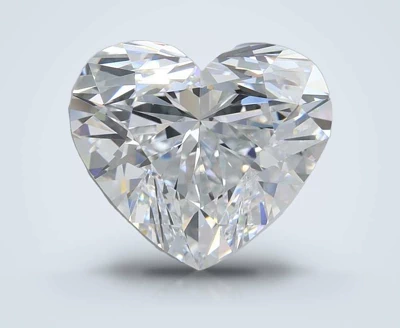 3.00ct D VVS1 Rare Carat Ideal Cut Heart Lab Grown Diamond