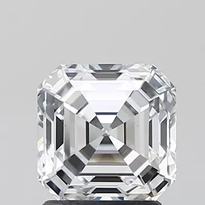 2.00ct E VS1 Very Good Cut Asscher Lab Grown Diamond