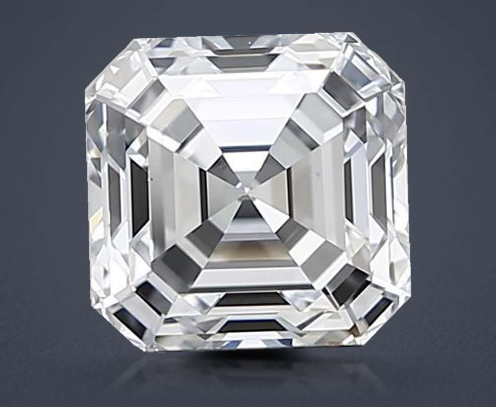 2.00ct E VS1 Very Good Cut Asscher Lab Grown Diamond